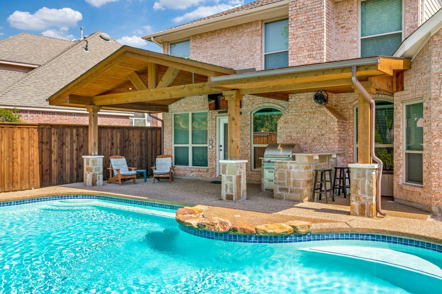 outdoor living remodel in coppell, tx